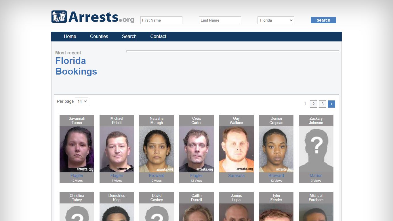 Florida Arrests and Inmate Search